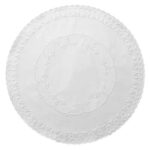 Ref 053 Toalha redonda Trevo 365 cm Toalha para Bandeja Trevo 36,5 cm