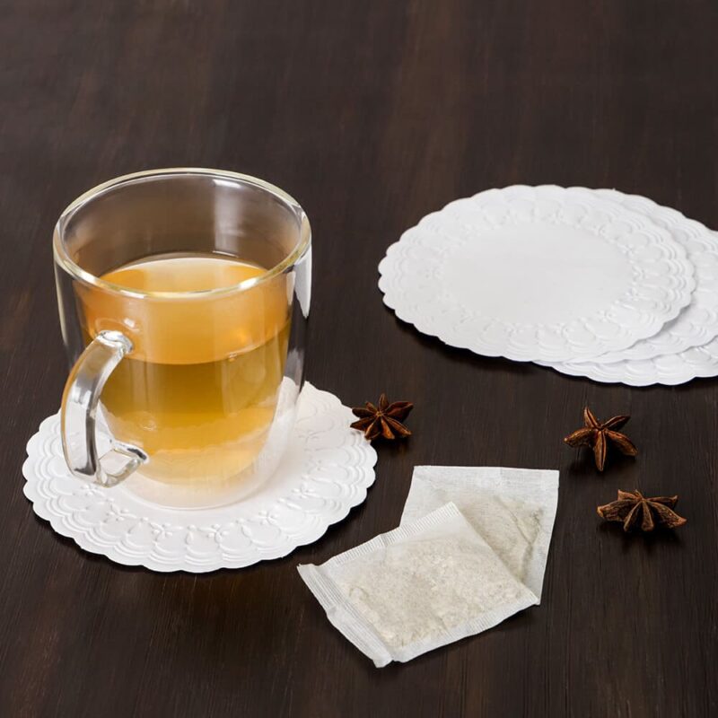 Descanso para Chá Trevo 12,3 cm