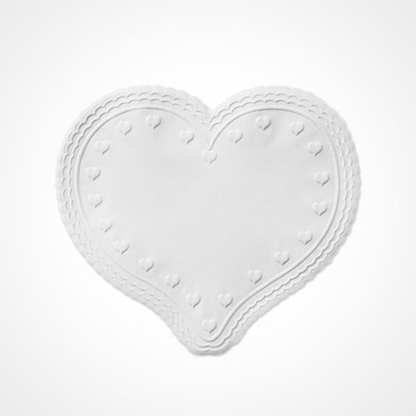 Descanso para Copo Coração 10,6 x 12 cm