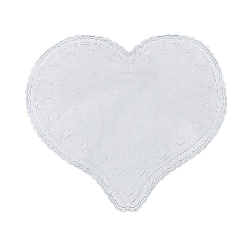 Guardanapo para Banquete Coração 26 x 29 cm