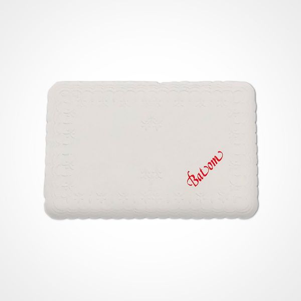 Lenço para Batom Trevo (Batom Cor Vermelha) 18,5 x 12,5 cm