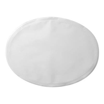 Toalha Oval Liso 27 x 36 cm