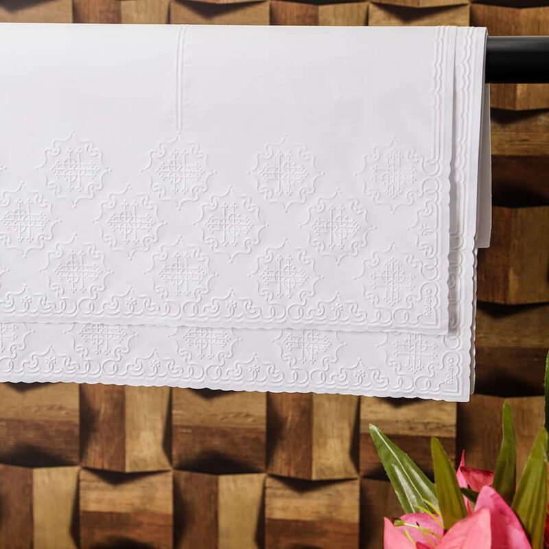 Toalha para Lavabo Trevo 29,5 x 33,5 cm